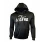 Trendy Legend Hoodie voor Dames en Heren - Zwart