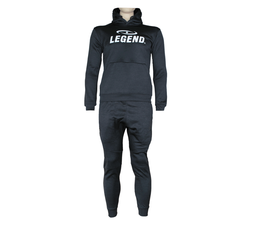 Trendy Legend Hoodie voor Dames en Heren - Zwart