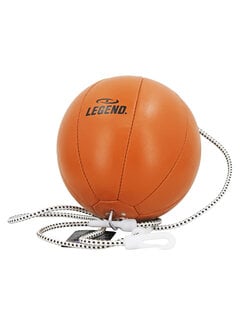 Legend Sports Dubbele Eindbal van Leder - Retro Stijl
