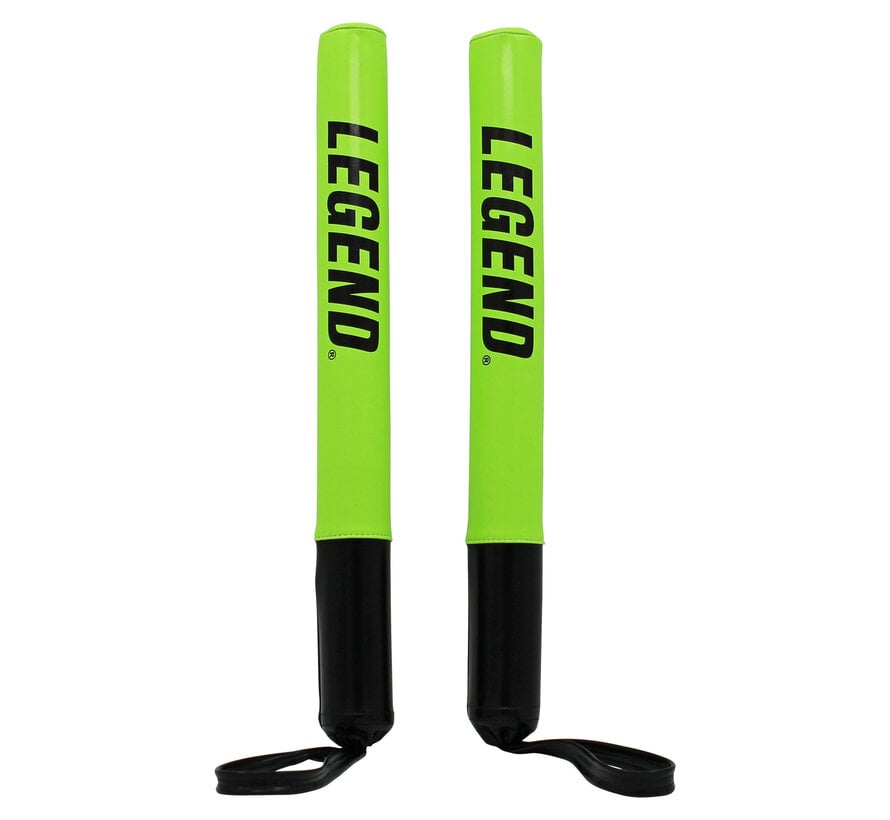 Legend Sports Stootkussens Sticks - Zwart/Neon voor Doelgerichte Training