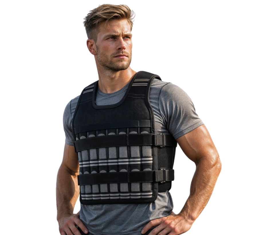 Legend Sports Gewichtsvest 5kg – Verstelbaar Trainingsvest voor Hardlopen, Fitness & Krachttraining