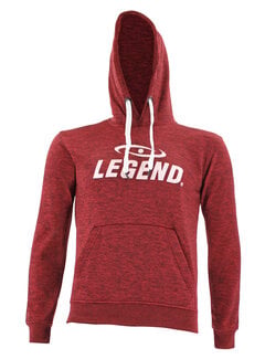 Trendy Legend Sports Hoodie voor Dames en Heren - Rood