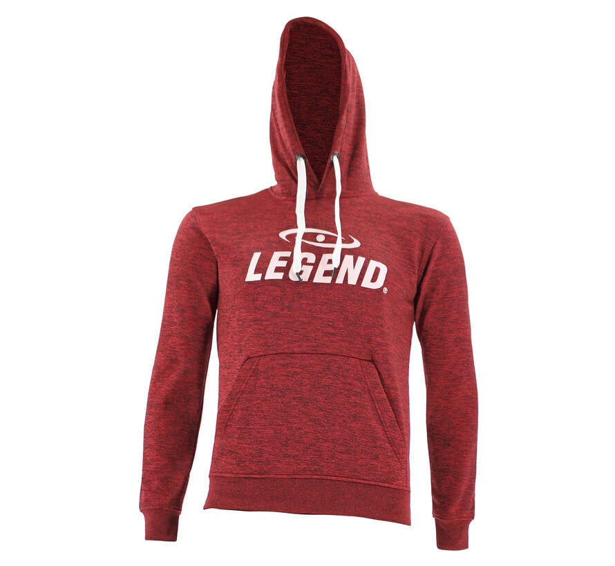 Trendy Legend Sports Hoodie voor Dames en Heren - Rood