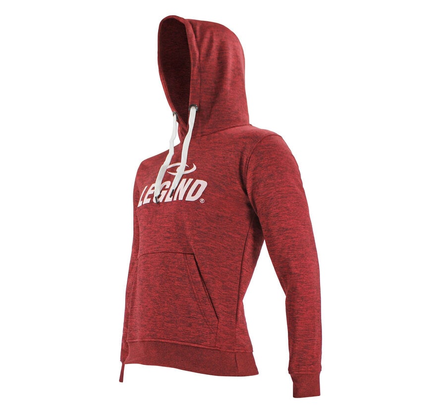 Trendy Legend Sports Hoodie voor Dames en Heren - Rood
