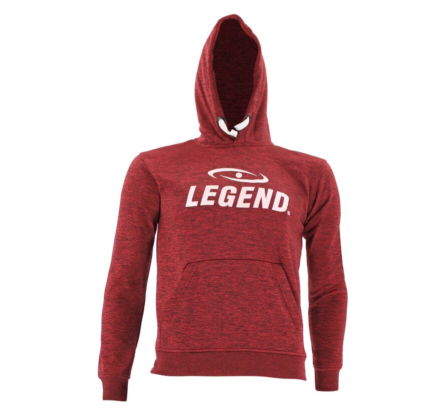 Trendy Legend Sports Hoodie voor Dames en Heren - Rood