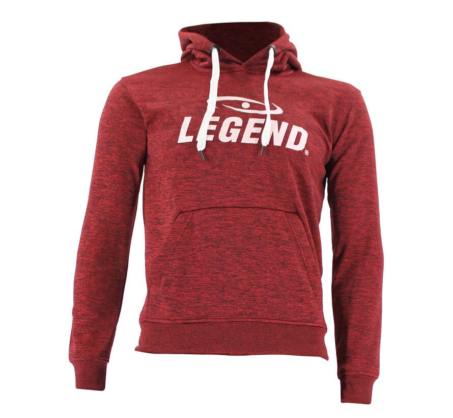 Trendy Legend Sports Hoodie voor Dames en Heren - Rood
