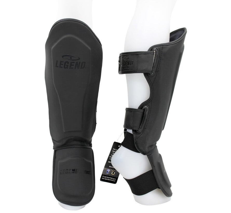 Legend Best Mat Zwart Scheenbeschermers - Optimale Bescherming en Comfort