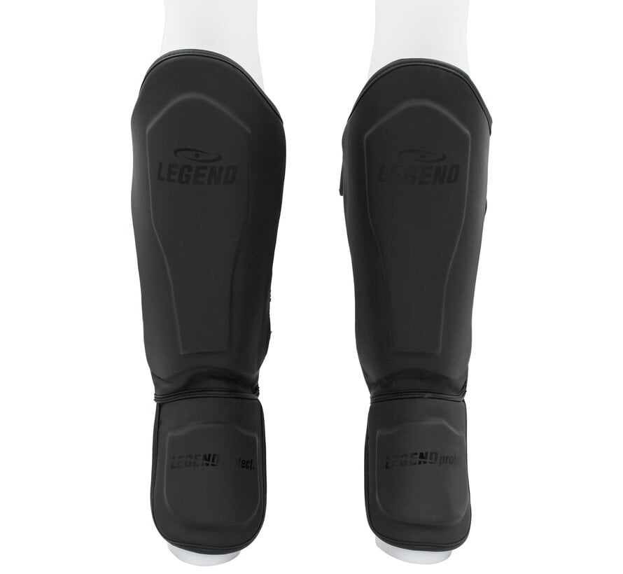 Legend Best Mat Zwart Scheenbeschermers - Optimale Bescherming en Comfort