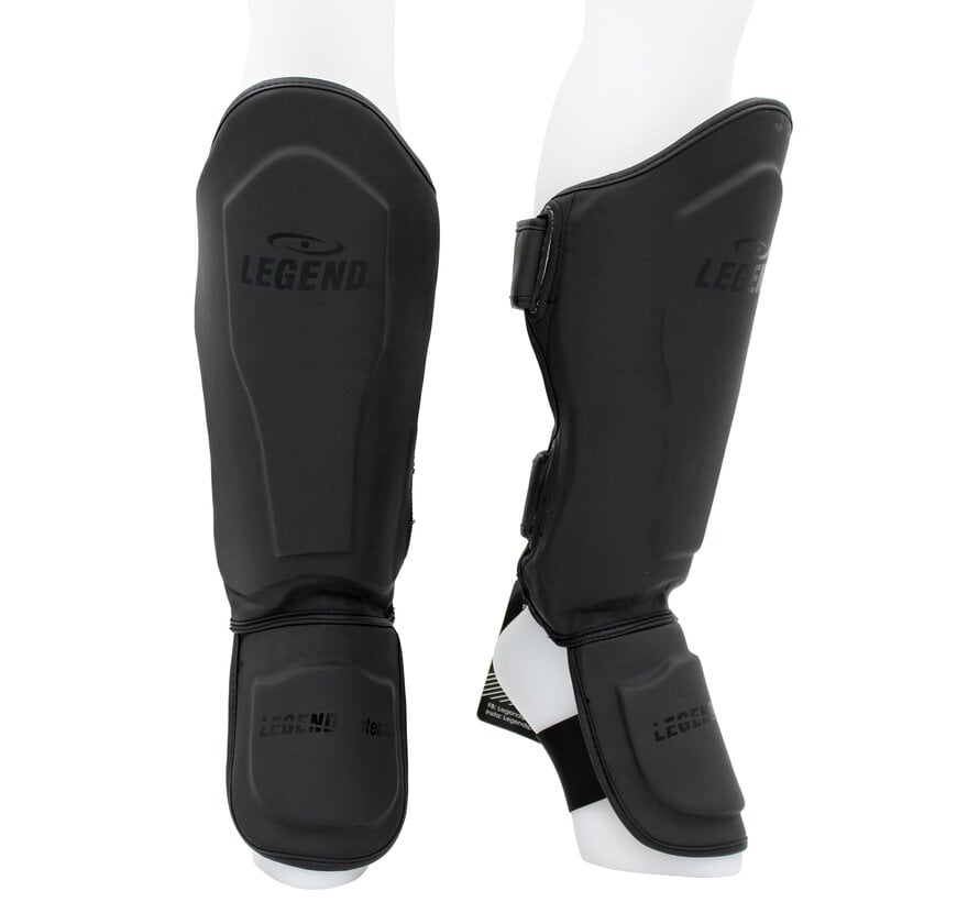 Legend Best Mat Zwart Scheenbeschermers - Optimale Bescherming en Comfort