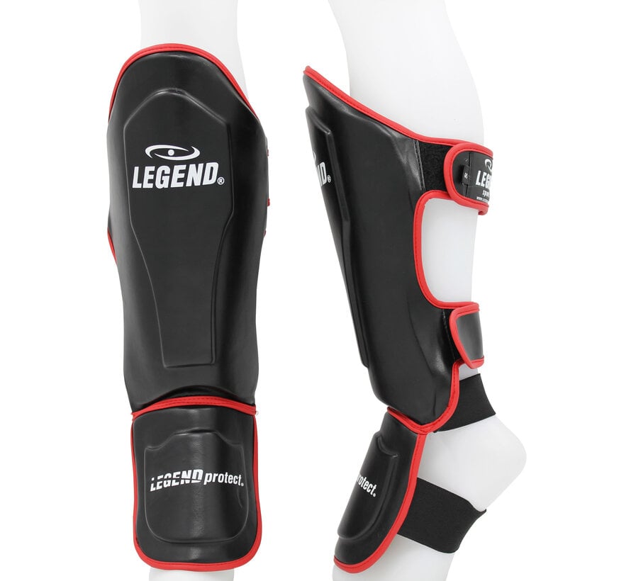Legend Scheenbeschermers Legend Best zwart/rood