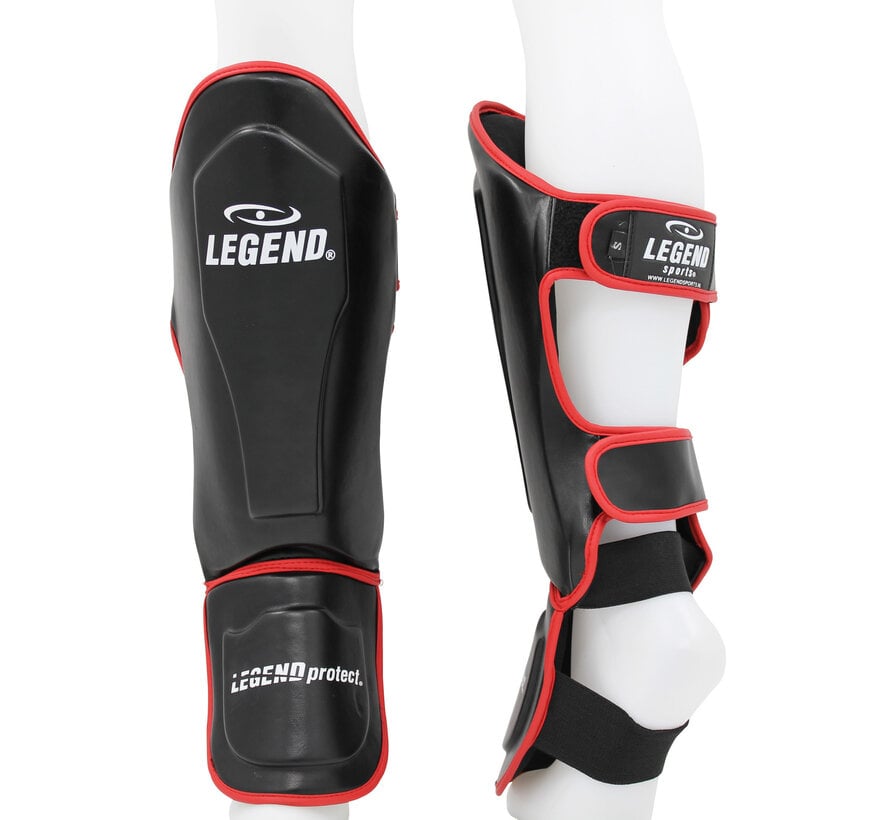 Legend Scheenbeschermers Legend Best zwart/rood
