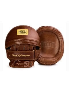 Everlast 1910 Pro Leather Speed Focus Mitts Brown OSFA