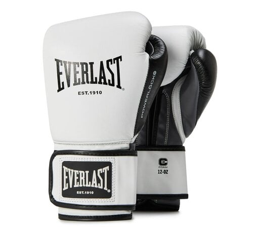 Everlast Everlast Powerlock OG advanced training gloves Hook & Loop, white/black, 12-oz