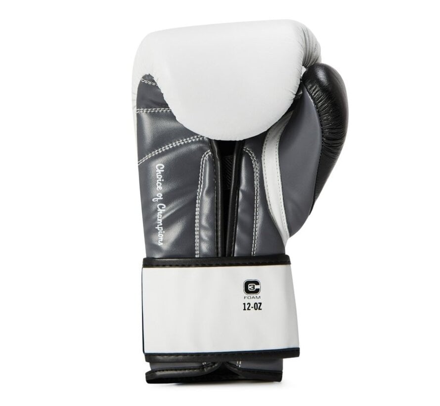Everlast Powerlock OG advanced training gloves Hook & Loop, white/black, 12-oz