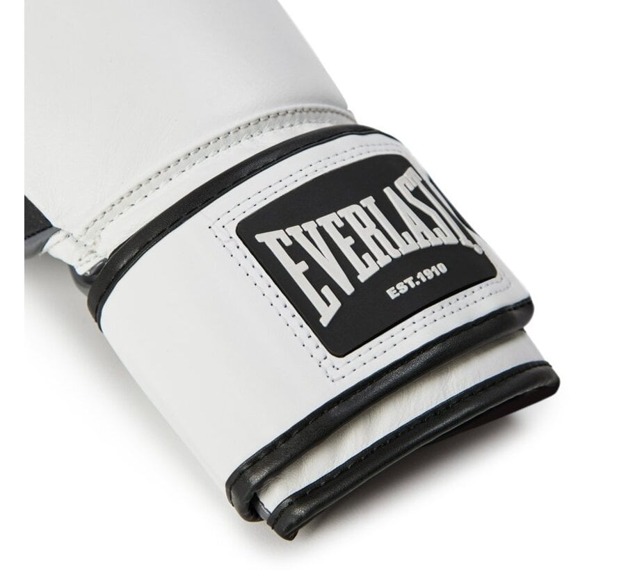 Everlast Powerlock OG advanced training gloves Hook & Loop, white/black, 12-oz
