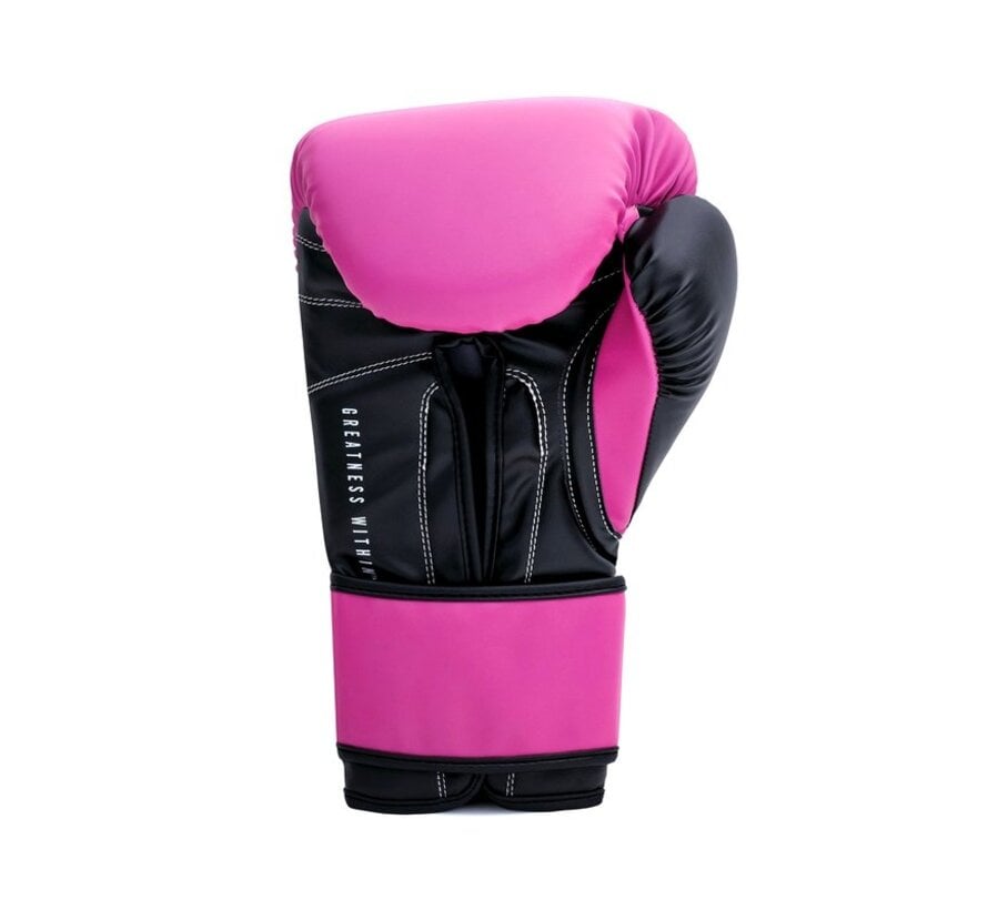Everlast Powerlock OG training gloves Hook & Loop, pink/black, 10-oz