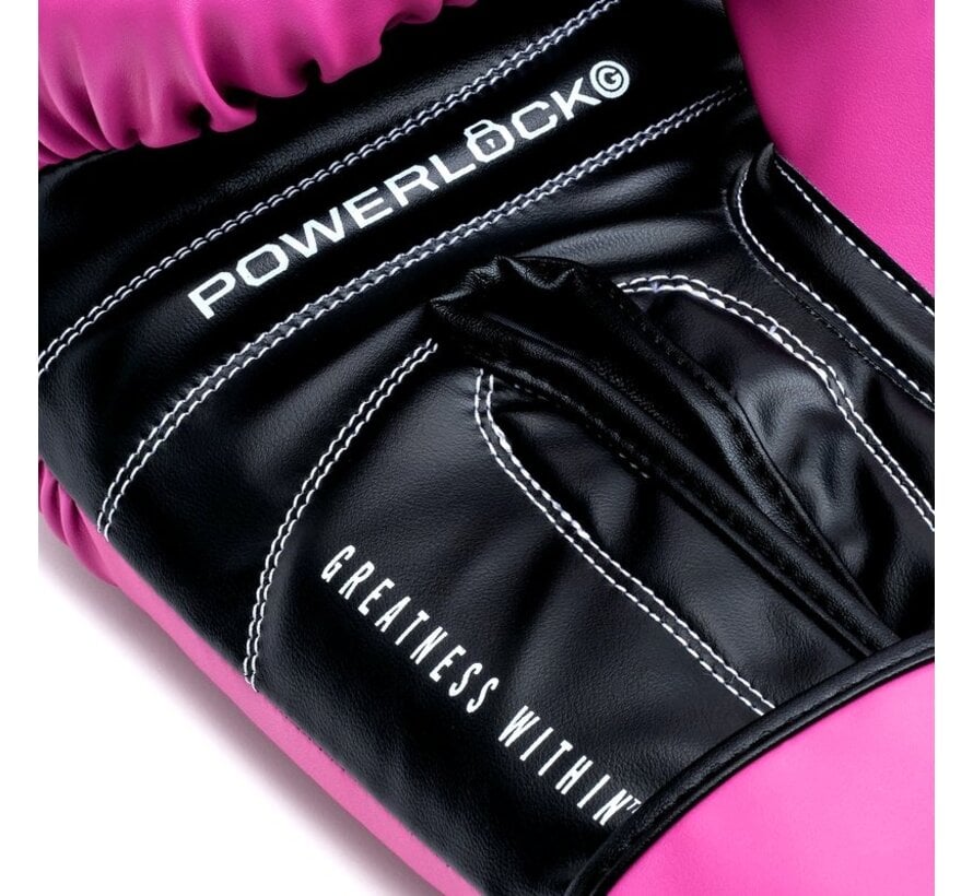 Everlast Powerlock OG training gloves Hook & Loop, pink/black, 10-oz