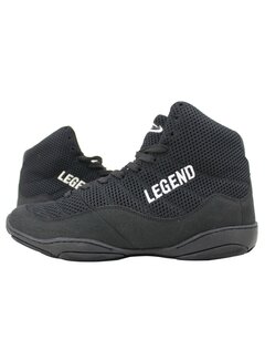 Legend Professionele Boksschoenen voor Krav Maga, Fitness en Worstelen - Zwart Mesh