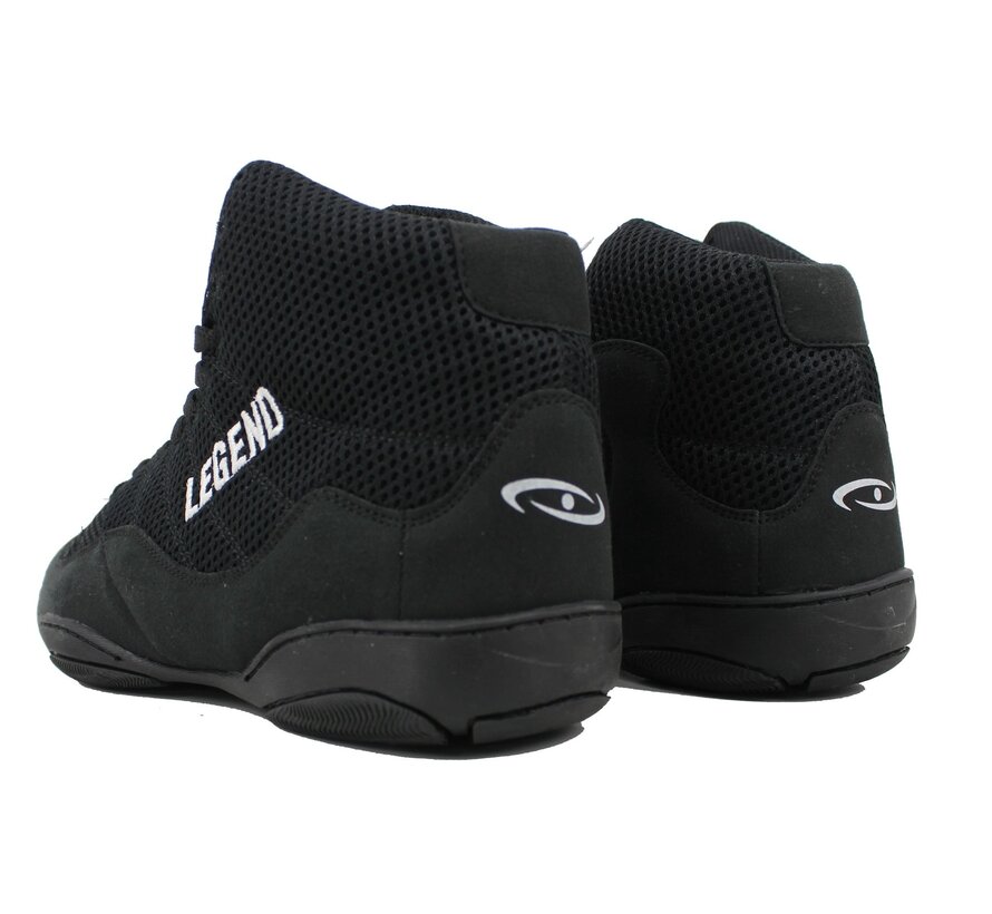 Professionele Boksschoenen voor Krav Maga, Fitness en Worstelen - Zwart Mesh
