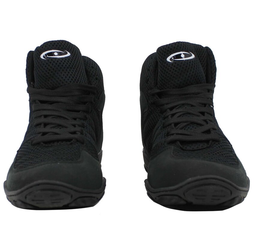 Professionele Boksschoenen voor Krav Maga, Fitness en Worstelen - Zwart Mesh