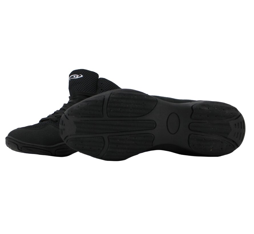 Professionele Boksschoenen voor Krav Maga, Fitness en Worstelen - Zwart Mesh