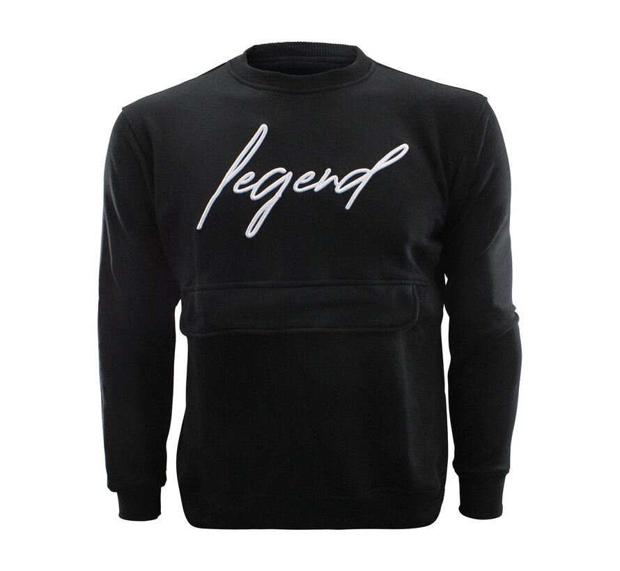 Legend Sports Trui/Sweater Dames/Heren Signature line Zwart