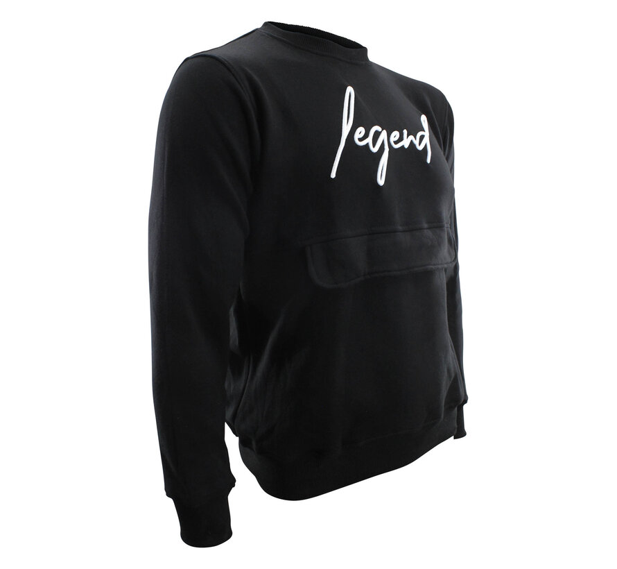Legend Sports Trui/Sweater Dames/Heren Signature line Zwart