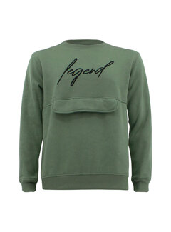 Legend Legend Sports Trui/Sweater Dames/Heren Signature Milano Olive