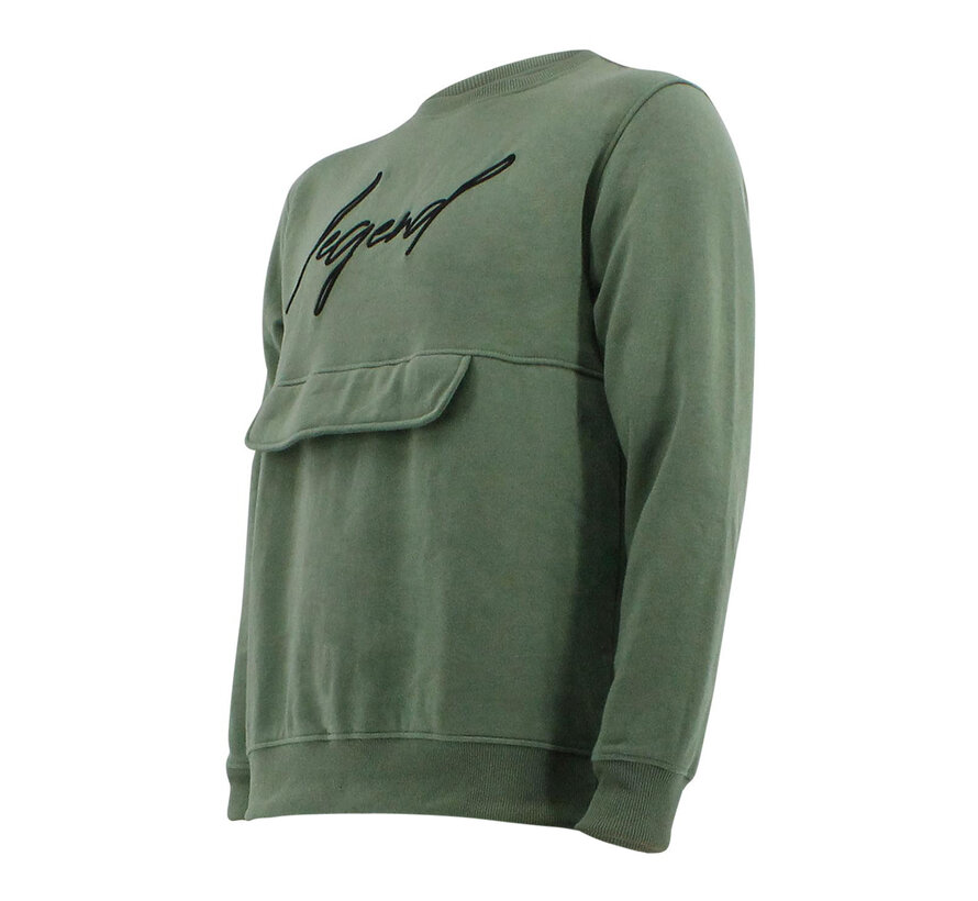 Legend Sports Trui/Sweater Dames/Heren Signature Milano Olive