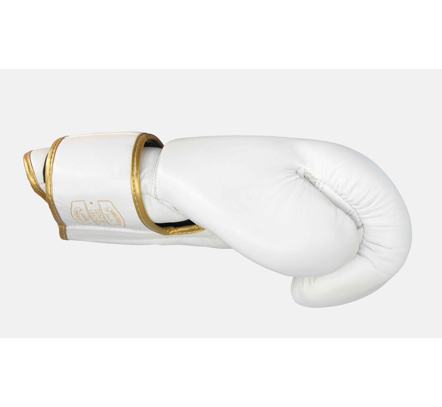 Legend Sports Bokshandschoenen Legend STEALTH Elite heren/dames white gold Leer