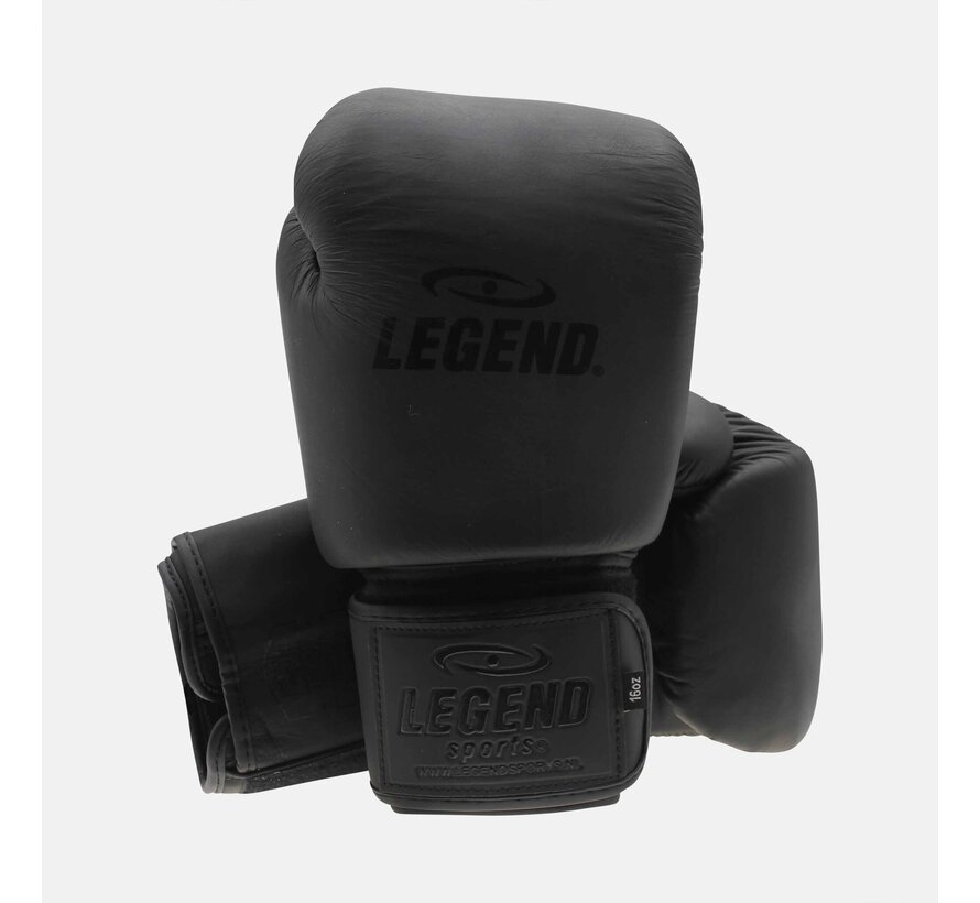 Legend Sports Legend Thai ELITE Bokshandschoenen heren/dames Mat Zwart