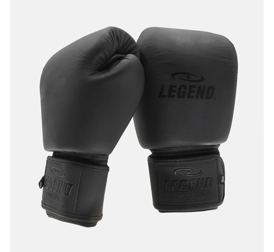 Legend Sports Legend Thai ELITE Bokshandschoenen heren/dames Mat Zwart