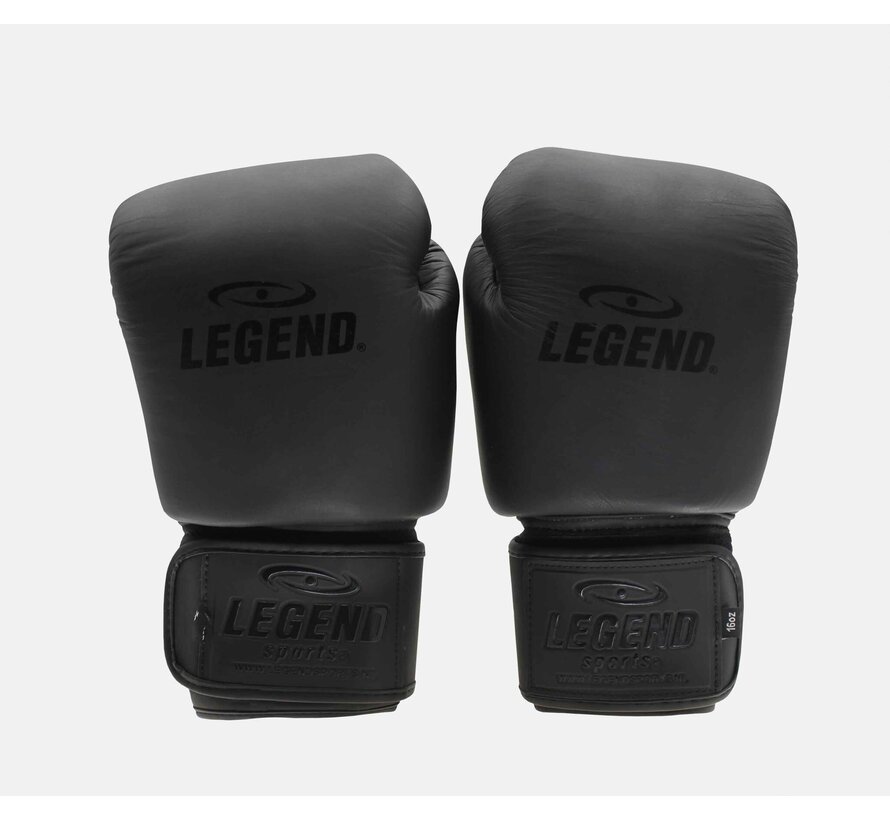 Legend Sports Legend Thai ELITE Bokshandschoenen heren/dames Mat Zwart