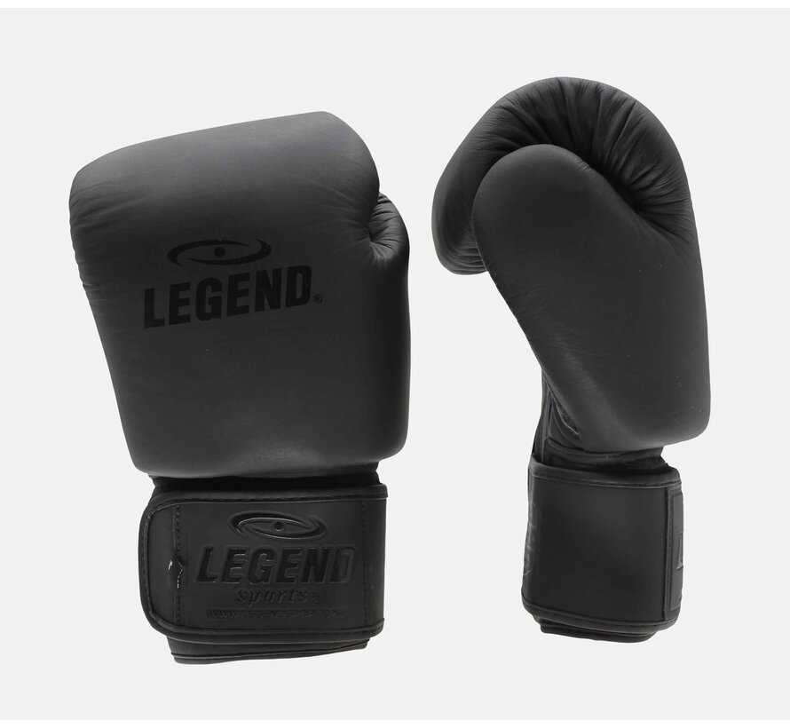 Legend Sports Legend Thai ELITE Bokshandschoenen heren/dames Mat Zwart