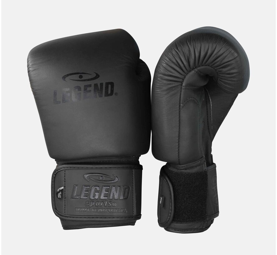 Legend Sports Legend Thai ELITE Bokshandschoenen heren/dames Mat Zwart