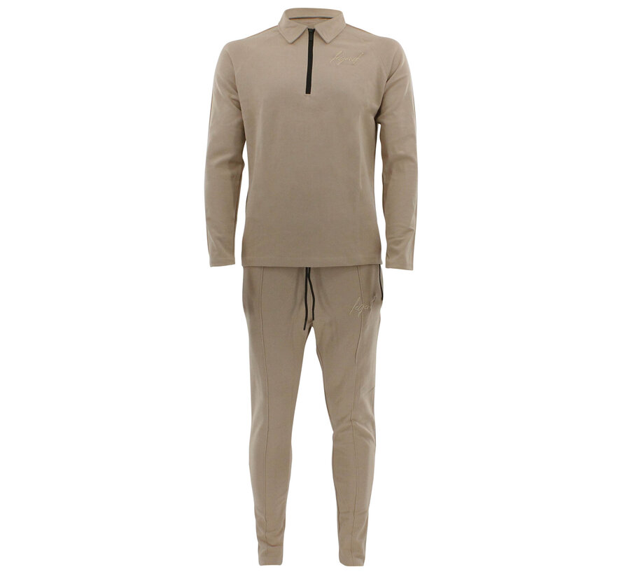 Legend Sports Suit LA Luxe Lounge Beige heren/dames katoen