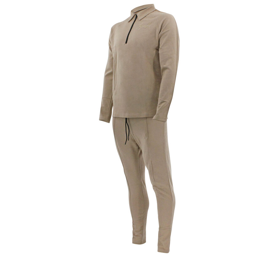 Legend Sports Suit LA Luxe Lounge Beige heren/dames katoen