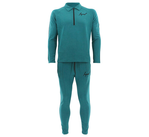 Legend Legend Sports Suit LA Luxe Lounge petrol heren/dames katoen