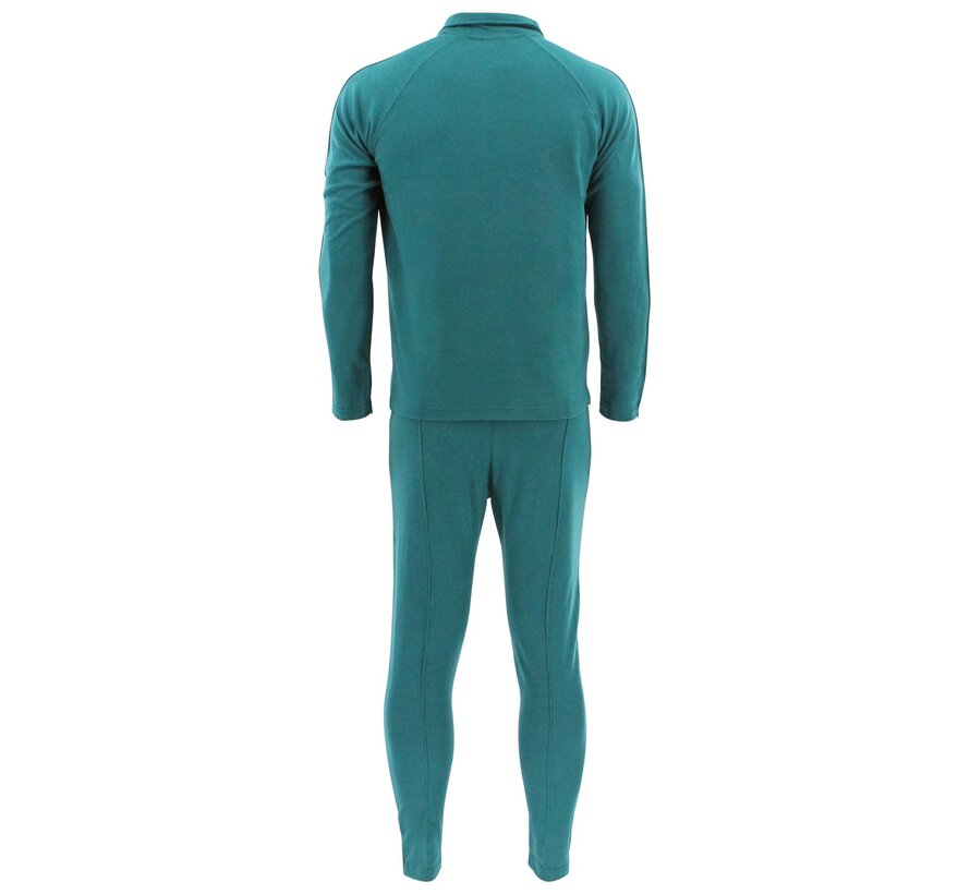 Legend Sports Suit LA Luxe Lounge petrol heren/dames katoen