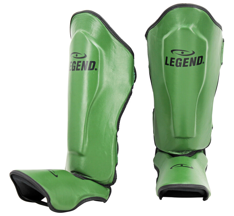 Legend Sports Scheenbeschermers kickboksen leer PRO Army