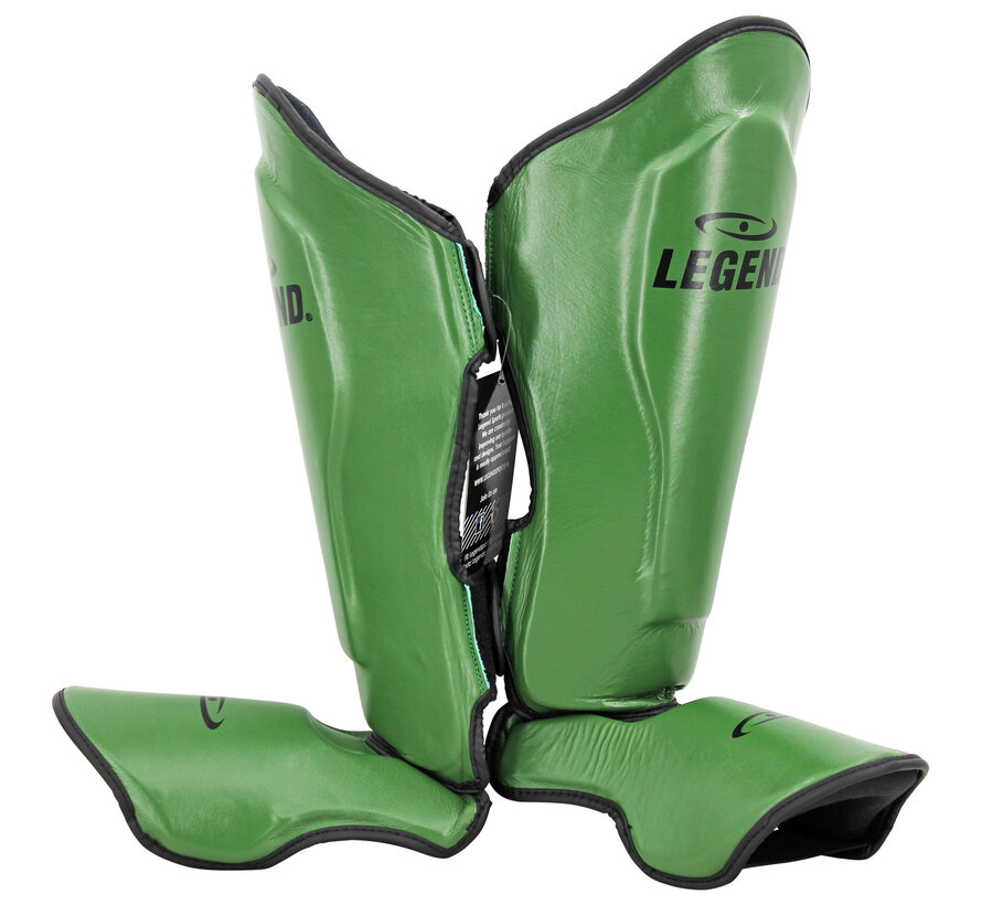 Legend Sports Scheenbeschermers kickboksen leer PRO Army