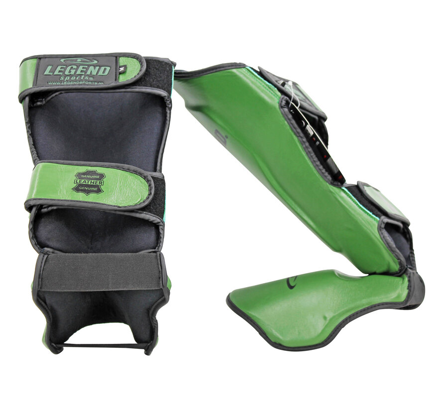 Legend Sports Scheenbeschermers kickboksen leer PRO Army