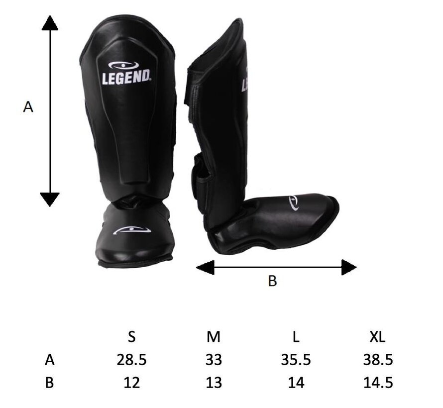Legend Sports Scheenbeschermers kickboksen leer PRO Army