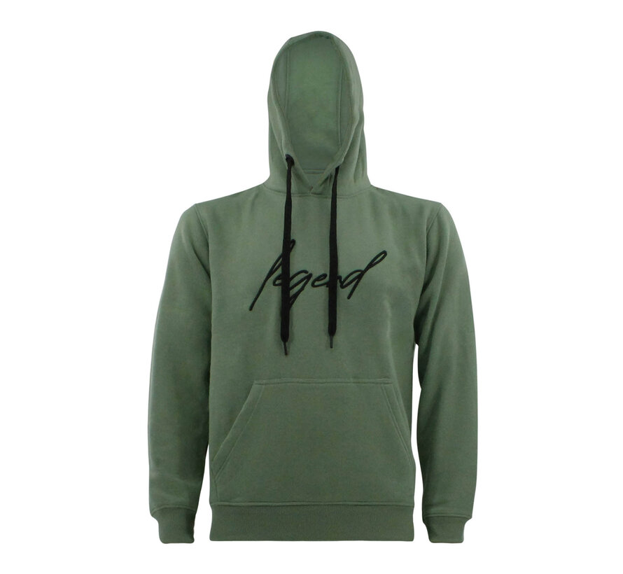 Legend Sports Hoodie Heren / Dames Signature Milano Olive Cotton
