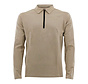 Legend Sports Sweater LA Luxe Lounge half zip Beige heren/dames katoen