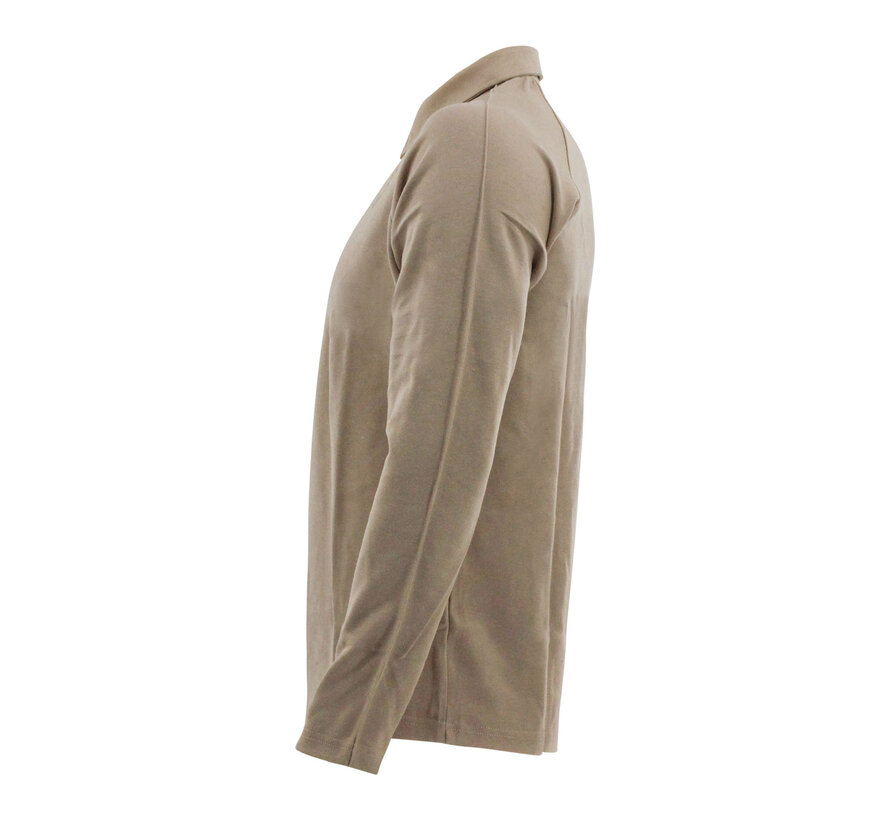 Legend Sports Sweater LA Luxe Lounge half zip Beige heren/dames katoen