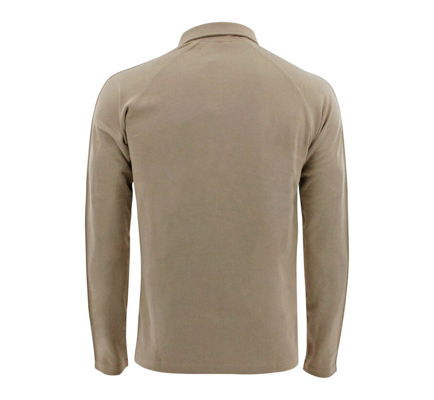 Legend Sports Sweater LA Luxe Lounge half zip Beige heren/dames katoen