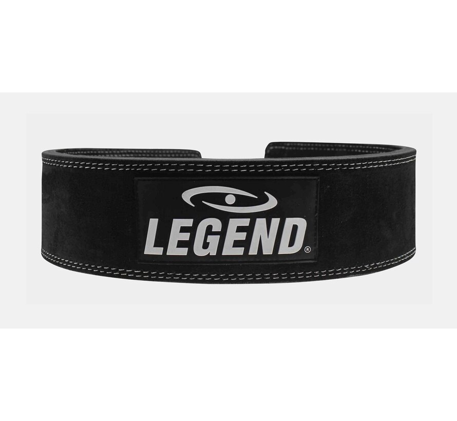Legend Sports PowerLifting Belt Dames/Heren Zwart Leer – Aanpasbare Sluiting voor Krachttraining