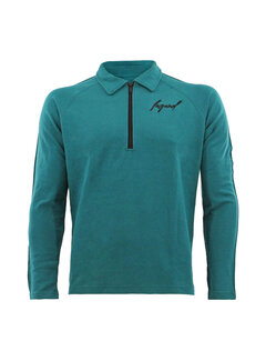Legend Legend Sports Sweater LA Luxe Lounge half zip Petrol heren/dames katoen