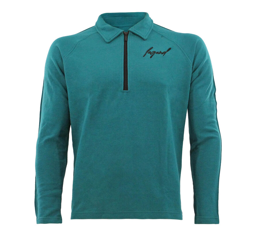 Legend Sports Sweater LA Luxe Lounge half zip Petrol heren/dames katoen